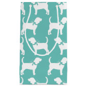 ビーグル犬の子犬 スモールペーパーバッグ (正面)