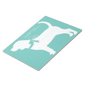 ビーグル犬の子犬 ノートパッド (アングル)