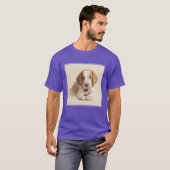 ビーグル犬の子犬 Tシャツ (正面フル)