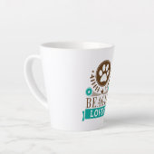 ビーグル犬の恋人 カフェラテマグ (左アングル)