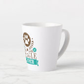 ビーグル犬の恋人 カフェラテマグ (右アングル)