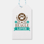 ビーグル犬の恋人 ギフトタグ (正面)