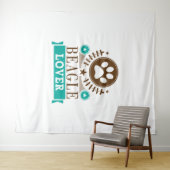 ビーグル犬の恋人 タペストリー (インサイチュ(横))