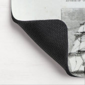 ビーグル犬の旅行 マウスパッド (コーナー)