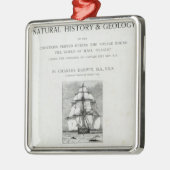 ビーグル犬の旅行 メタルオーナメント (左)