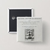 ビーグル犬の旅行 缶バッジ (正面&裏面)