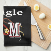 ビーグル犬の母 キッチンタオル (四つ折り)