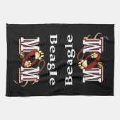 ビーグル犬の母 キッチンタオル (横)
