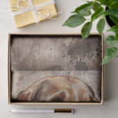 ビーグル犬の水色 薄葉紙 (ギフト)