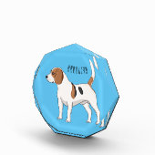 ビーグル犬の漫画イラストレーション フォトブロック (右)