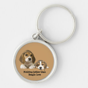 ビーグル犬の相棒Keychain キーホルダー