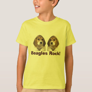 ビーグル犬の石はTシャツをからかいます Tシャツ