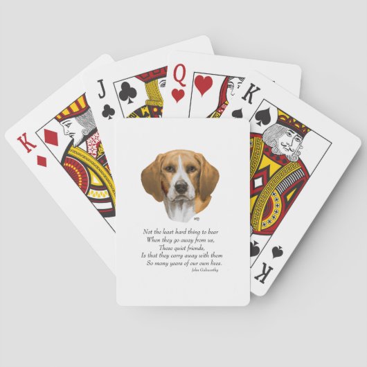 ビーグル犬の虹橋 トランプ (裏面)