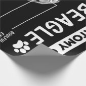ビーグル犬の解剖学 ラッピングペーパー (角)