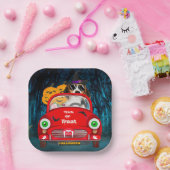 ビーグル犬の車を怖い ペーパープレート (パーティー)