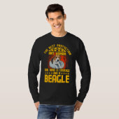 ビーグル犬の面白い格言_2 Tシャツ (正面フル)