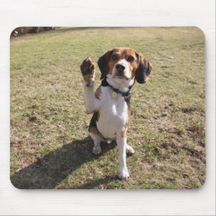 ビーグル犬の高い5マウスパッド マウスパッド