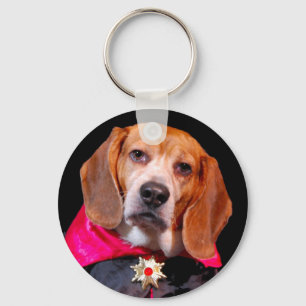 ビーグル犬のDogulaのゴシック様式keychain キーホルダー