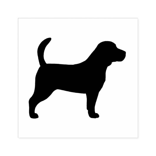 ビーグル犬はシルエットゴムのスタンプを品種 ラバースタンプ (インプリント)