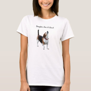 ビーグル犬は喚き声のおもしろい犬のTシャツです Tシャツ