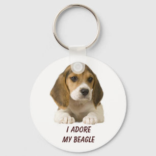 ビーグル犬はKeychainを崇拝します キーホルダー