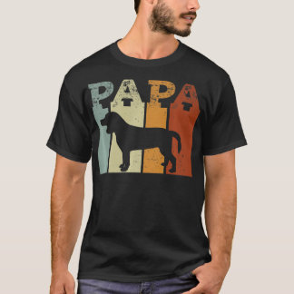ビーグル犬または子犬の所有者ヴィンテージ- PAPAレトロ Tシャツ