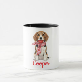 ビーグル犬コーヒーマグ ハッピーバレンタインデー 2026 マグカップ