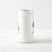 ビーグル犬ステイン ビールジョッキ (中央)