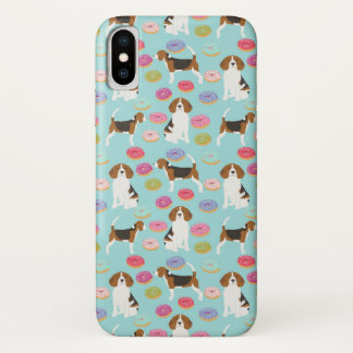 ビーグル犬ドーナツ箱 iPhone X ケース