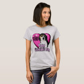 ビーグル犬バレンタインデーTシャツ Tシャツ (正面フル)