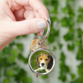 ビーグル犬ペット動物平和愛 キーホルダー (手)