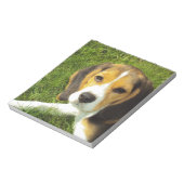 ビーグル犬ペット動物平和愛 ノートパッド (回転)