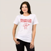 ビーグル犬小屋Tシャツ トライブレンドTシャツ (正面全面)