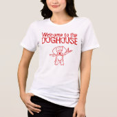 ビーグル犬小屋Tシャツ トライブレンドTシャツ (正面)