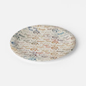 ビーグル犬犬パターン ペーパープレート (アングル)