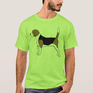 ビーグル犬 のかわいいハウンドドッグ のクールなイヌ科動物 Tシャツ
