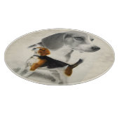 ビーグル犬 カッティングボード (角)