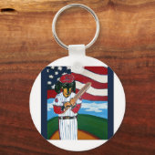 ビーグル犬 キーホルダー (正面)