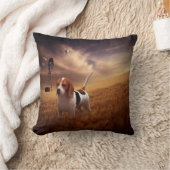 ビーグル犬 クッション (ブランケット)