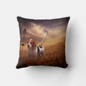 ビーグル犬 クッション (裏面)