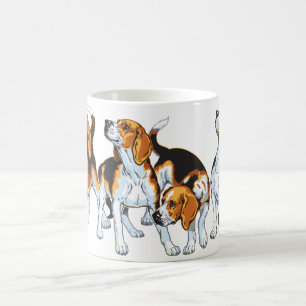 ビーグル犬 コーヒーマグカップ