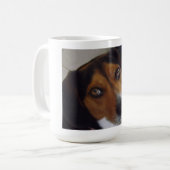 ビーグル犬 コーヒーマグカップ (正面左)
