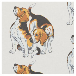 ビーグル犬 ファブリック