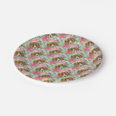 ビーグル犬 ペーパープレート (アングル)