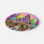 ビーグル犬 ペーパープレート (アングル)