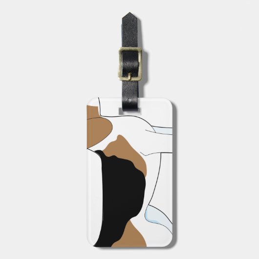 ビーグル犬 ラゲッジタグ (正面縦)