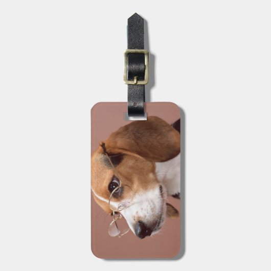 ビーグル犬 ラゲッジタグ (正面縦)