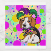 ビーグル犬 ワインラベル (シングルラベル)