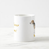 ビーグル犬、沢山の犬の恋人! コーヒーマグカップ (中央)