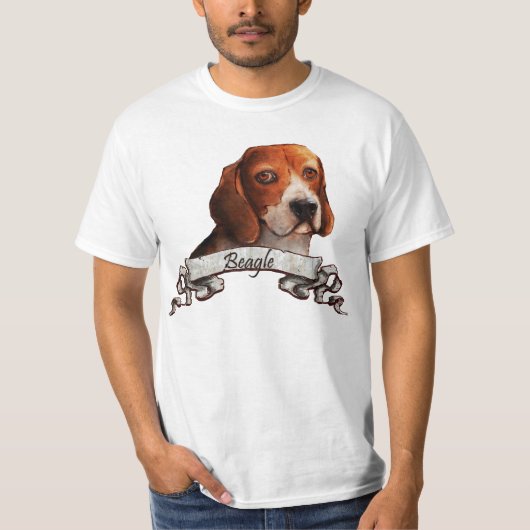 ビーグル犬 Tシャツ (正面)